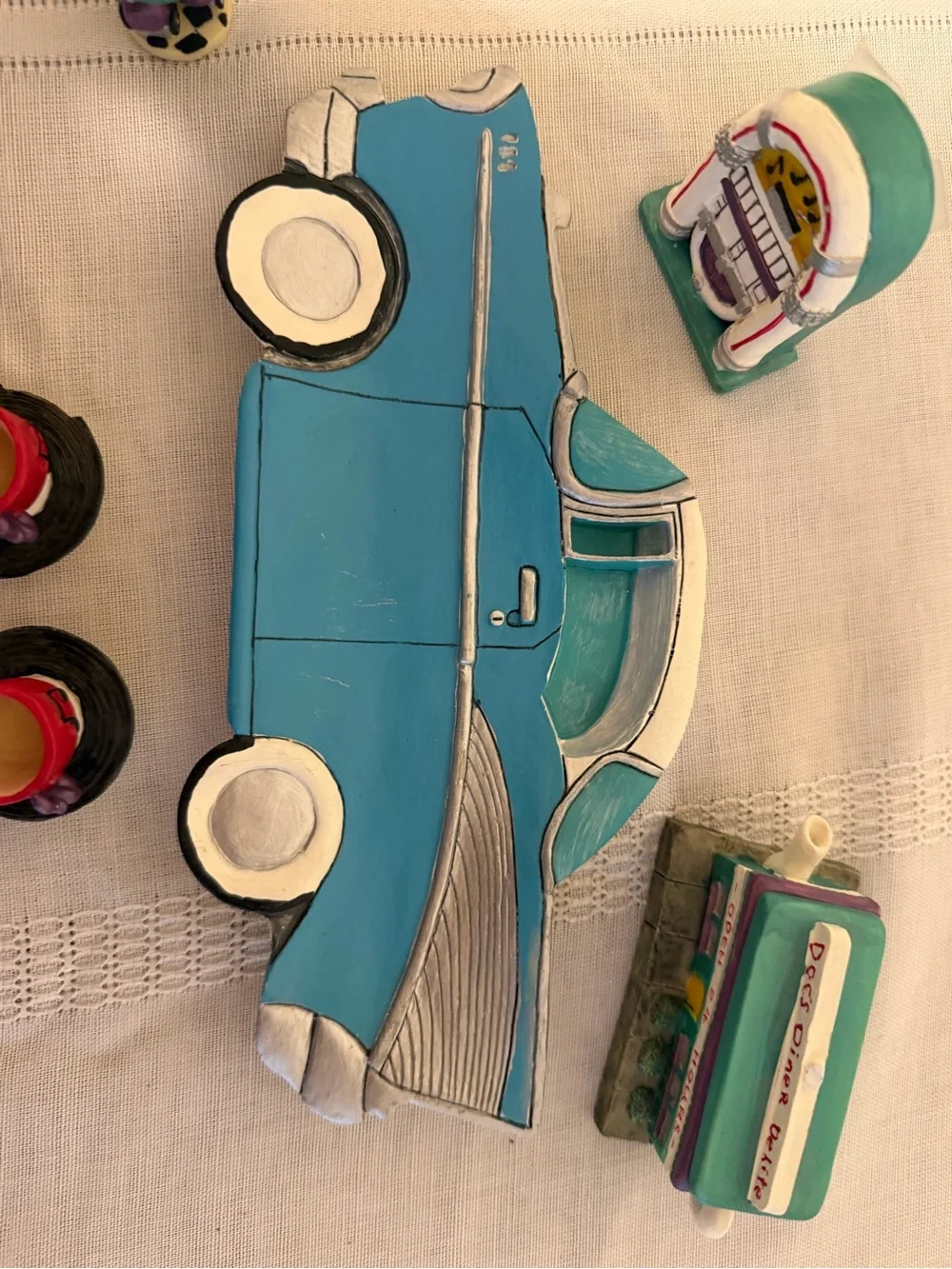 1995 Promo Accents by Val, Ltd. 1950s diner-themed collectible set